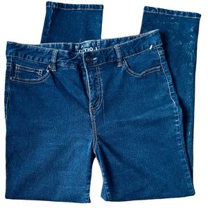 Basic Edition Denim Jeans , Casual Blue Skinny Denim Jeans Womens Denim Jeans